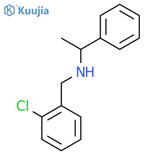 (2-chlorobenzyl)(1-phenylethyl)amine structure