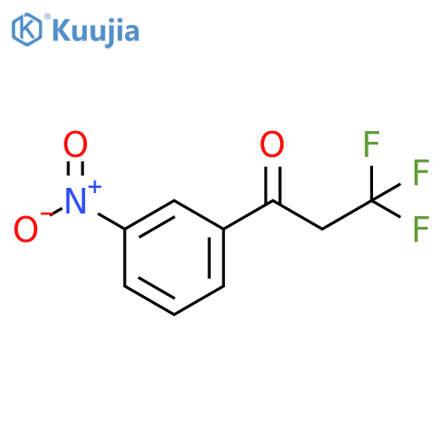 3,3,3-trifluoro-1-(3-nitrophenyl)propan-1-one structure
