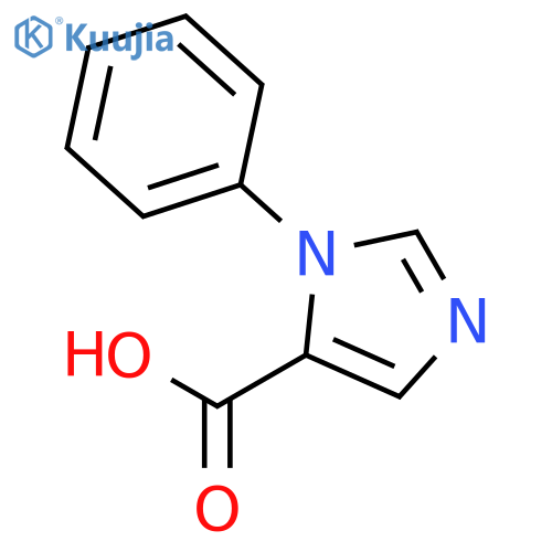 1-Phenyl-1H-imidazole-5-carboxylic acid structure