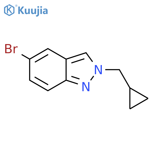 5-Bromo-2-(cyclopropylmethyl)-2H-indazole structure