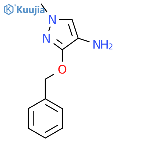 3-(Benzyloxy)-1-methyl-1H-pyrazol-4-amine structure