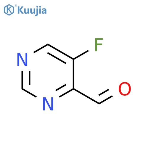 5-fluoropyrimidine-4-carbaldehyde structure
