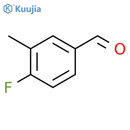 4-Fluoro-3-methylbenzaldehyde structure