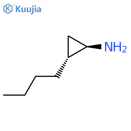 rac-(1R,2R)-2-butylcyclopropan-1-amine structure