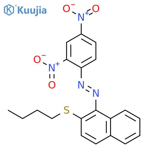 DIAZENE, [2-(BUTYLTHIO)-1-NAPHTHALENYL](2,4-DINITROPHENYL)- structure
