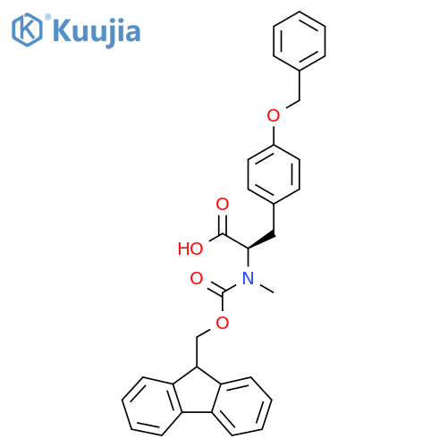 Fmoc-Nalpha-methyl-O-benzyl-D-tyrosine structure