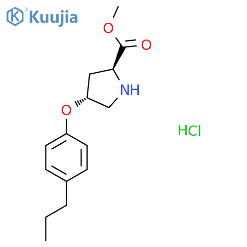 Methyl (2S,4S)-4-(4-Propylphenoxy)-2-pyrrolidinecarboxylate Hydrochloride structure