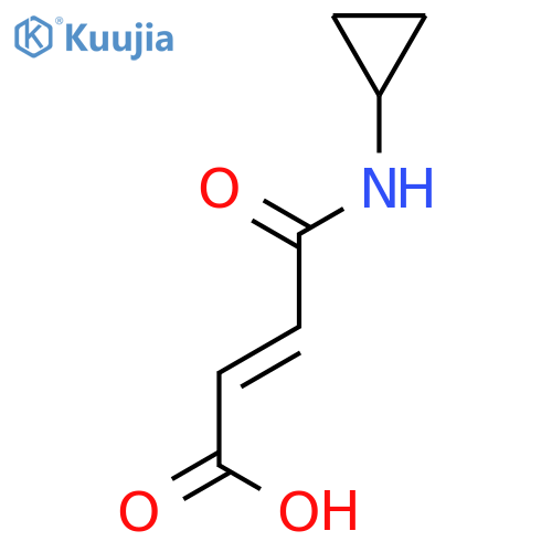 2-BUTENOIC ACID, 4-(CYCLOPROPYLAMINO)-4-OXO- structure