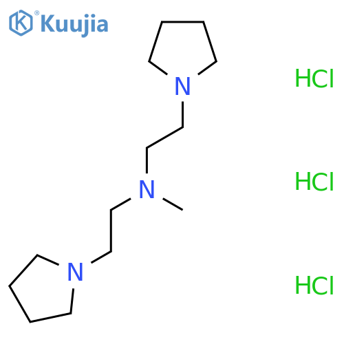 methylbis[2-(pyrrolidin-1-yl)ethyl]amine trihydrochloride structure