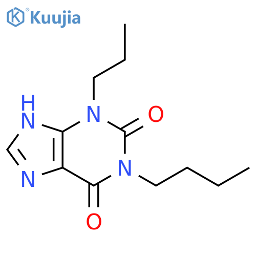 1-Butyl-3-propyl-3,9-dihydro-1H-purine-2,6-dione structure