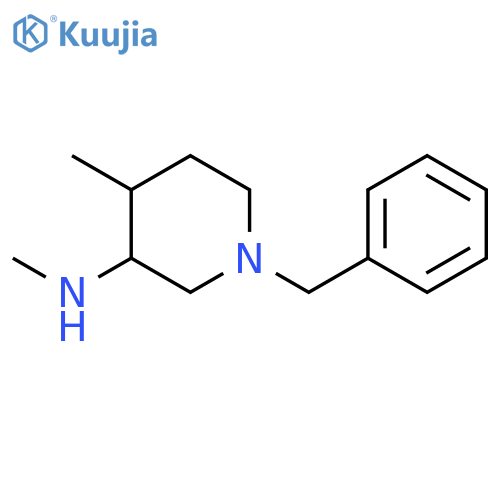 (3S,4S)-1-Benzyl-N,4-dimethylpiperidin-3-amine structure