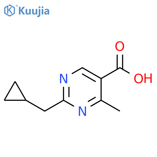5-Pyrimidinecarboxylic acid, 2-(cyclopropylmethyl)-4-methyl- structure