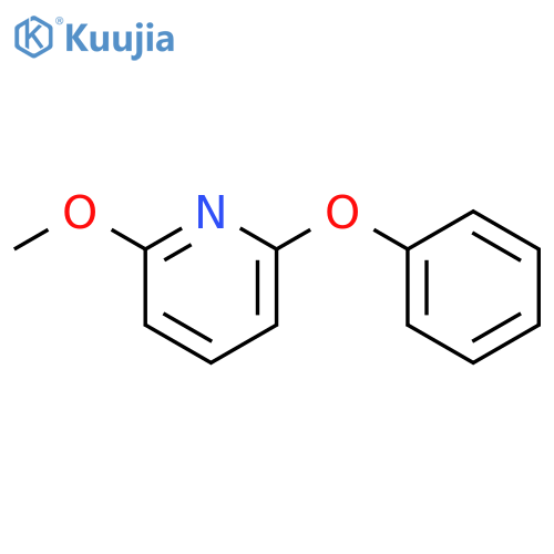Pyridine, 2-methoxy-6-phenoxy- structure