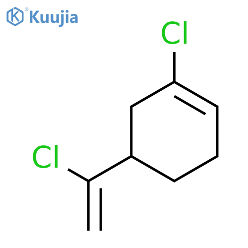 Cyclohexene,1-chloro-5-(1-chloroethenyl)- structure