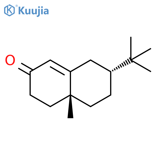 2(3H)-Naphthalenone,7-(1,1-dimethylethyl)-4,4a,5,6,7,8-hexahydro-4a-methyl-, trans- structure