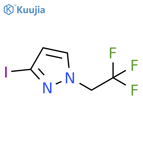 3-iodo-1-(2,2,2-trifluoroethyl)-1H-pyrazole structure