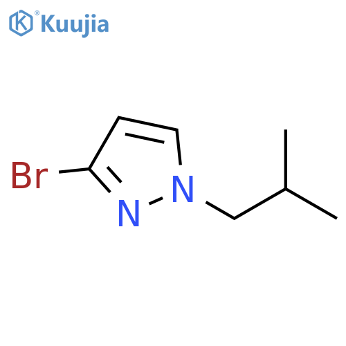 3-bromo-1-(2-methylpropyl)-1H-pyrazole structure