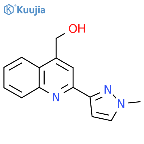 (2-(1-Methyl-1H-pyrazol-3-yl)quinolin-4-yl)methanol structure