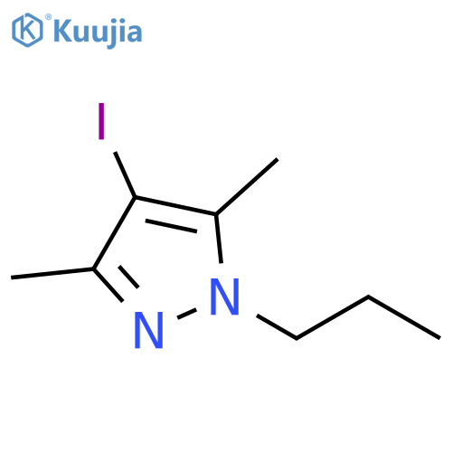 4-Iodo-3,5-dimethyl-1-propyl-1H-pyrazole structure