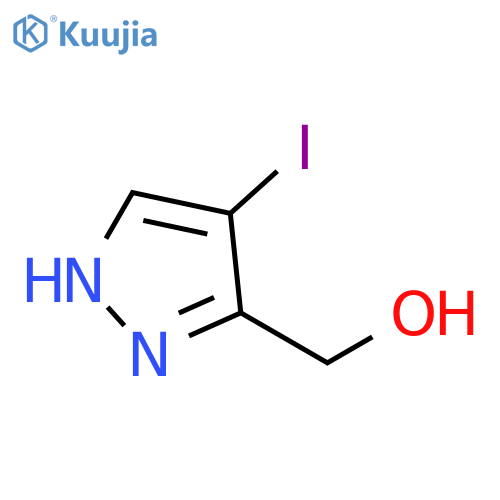(4-Iodo-1H-pyrazol-3-yl)-methanol structure