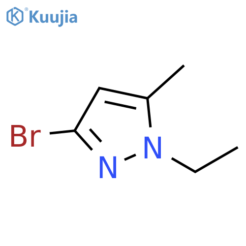 3-bromo-1-ethyl-5-methyl-pyrazole structure