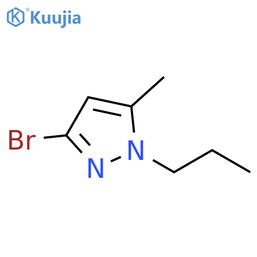 3-Bromo-5-methyl-1-propyl-1H-pyrazole structure
