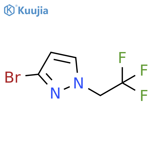 3-bromo-1-(2,2,2-trifluoroethyl)-1H-pyrazole structure