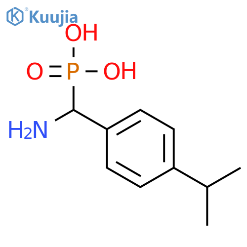Phosphonic acid, [amino[4-(1-methylethyl)phenyl]methyl]- structure