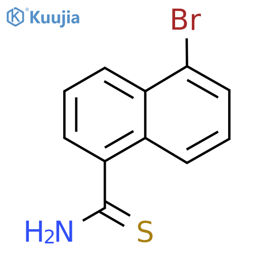 5-Bromonaphthalene-1-carbothioamide structure