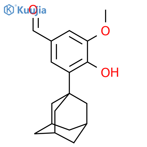 3-(1-Adamantyl)-4-hydroxy-5-methoxybenzaldehyde structure