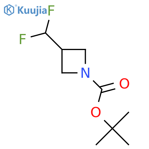Tert-butyl 3-(difluoromethyl)azetidine-1-carboxylate structure