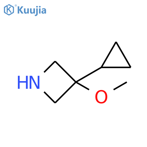 Azetidine, 3-cyclopropyl-3-methoxy- structure