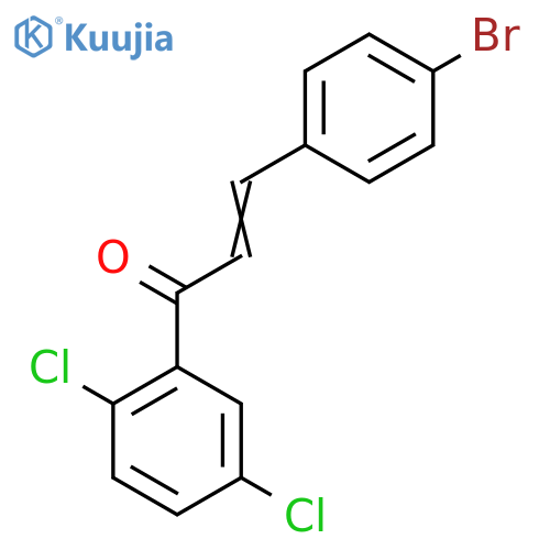 3-(4-Bromophenyl)-1-(2,5-dichlorophenyl)prop-2-en-1-one structure