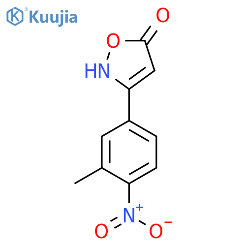 3-(3-Methyl-4-nitrophenyl)-1,2-oxazol-5-ol structure
