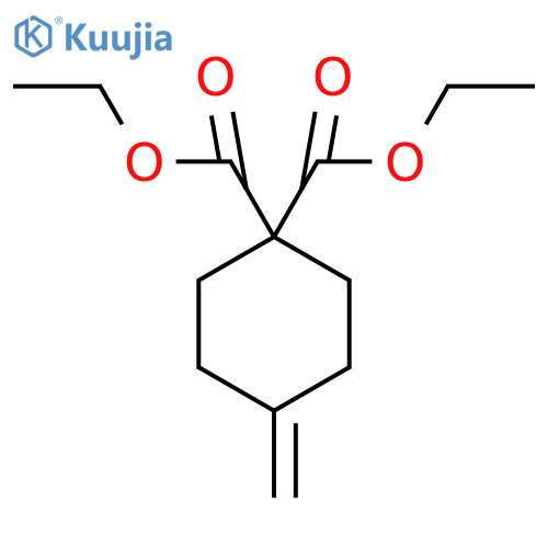 diethyl 4-methylenecyclohexane-1,1-dicarboxylate structure