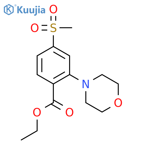Ethyl 4-(Methylsulfonyl)-2-morpholinobenzoate structure