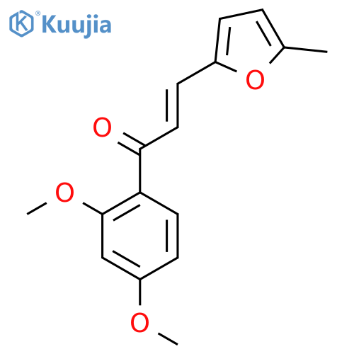 (2E)-1-(2,4-Dimethoxyphenyl)-3-(5-methylfuran-2-yl)prop-2-en-1-one structure