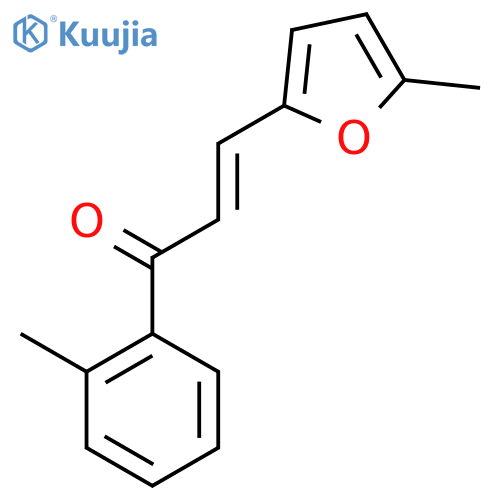 (2E)-3-(5-Methylfuran-2-yl)-1-(2-methylphenyl)prop-2-en-1-one structure