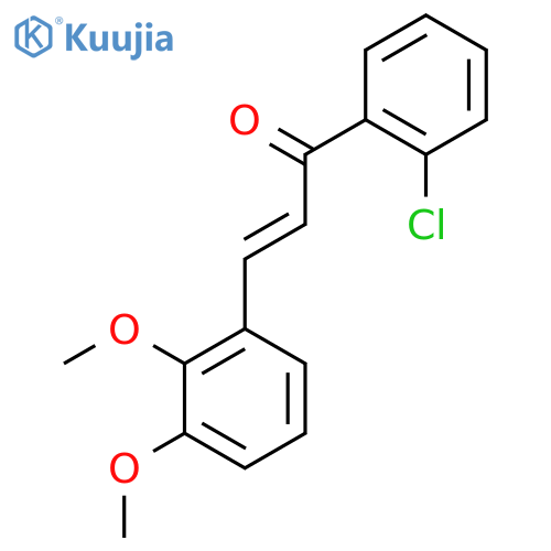 (2E)-1-(2-Chlorophenyl)-3-(2,3-dimethoxyphenyl)prop-2-en-1-one structure