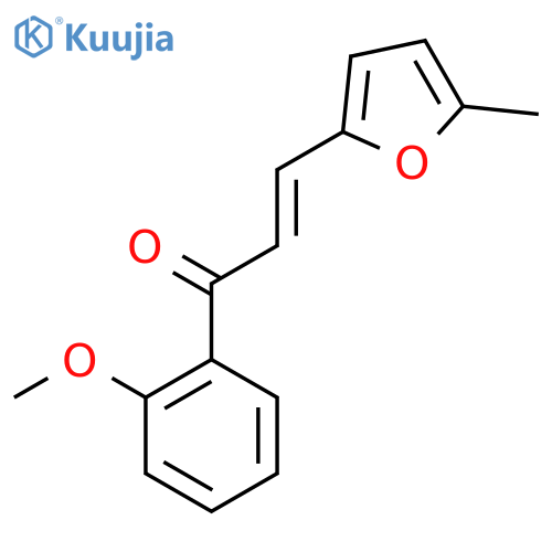 (2E)-1-(2-Methoxyphenyl)-3-(5-methylfuran-2-yl)prop-2-en-1-one structure