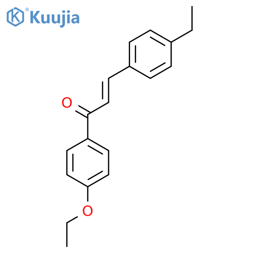(2E)-1-(4-Ethoxyphenyl)-3-(4-ethylphenyl)prop-2-en-1-one structure