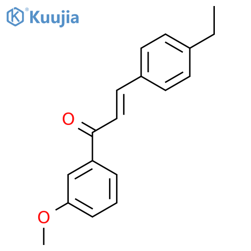 (2E)-3-(4-Ethylphenyl)-1-(3-methoxyphenyl)prop-2-en-1-one structure