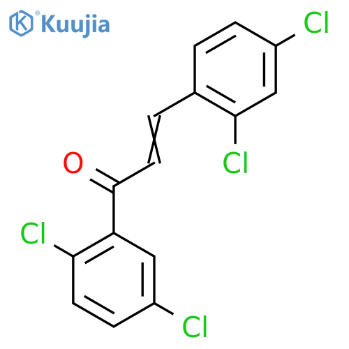 3-(2,4-Dichlorophenyl)-1-(2,5-dichlorophenyl)prop-2-en-1-one structure