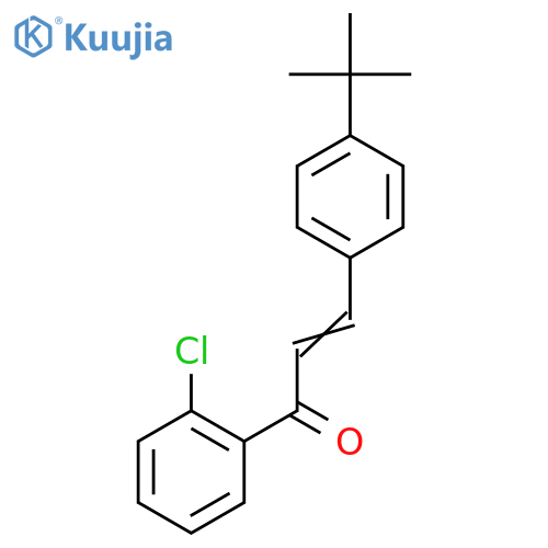 3-(4-Tert-butylphenyl)-1-(2-chlorophenyl)prop-2-en-1-one structure
