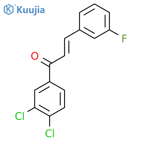 (2E)-1-(3,4-Dichlorophenyl)-3-(3-fluorophenyl)prop-2-en-1-one structure