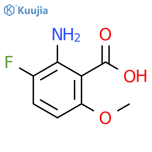 2-amino-3-fluoro-6-methoxybenzoic acid structure
