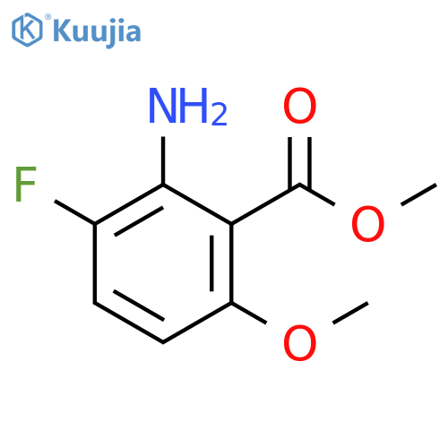 Benzoic acid, 2-amino-3-fluoro-6-methoxy-, methyl ester structure