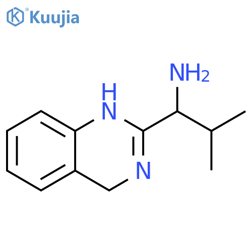 1-(3,4-dihydroquinazolin-2-yl)-2-methylpropan-1-amine structure