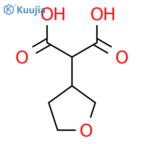 2-(Oxolan-3-yl)propanedioic acid structure