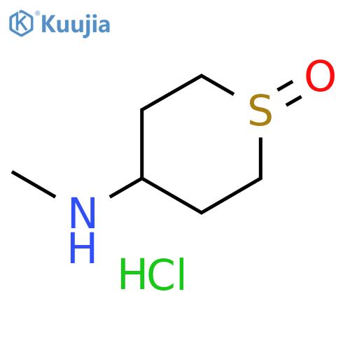 4-(methylamino)-1λ?-thian-1-one hydrochloride structure